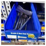 Bolt bin containing assorted hardware and bolts/Mi