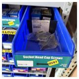 Bolt bin containing assorted hardware and bolts/Mi