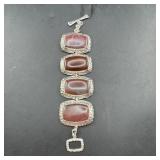 CFS Sterling Silver Toggle Bracelet  54.6g / Appr