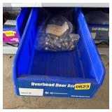 Bolt bin containing assorted hardware and bolts/Mi