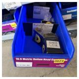 Bolt bin containing assorted hardware and bolts/Mi
