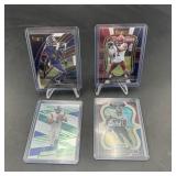 Lot of Four Football Cards