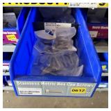 Bolt bin containing assorted hardware and bolts/Mi