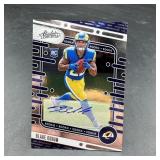 Blake Corum Rookie Autographed Football Card