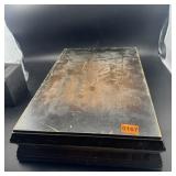 Wooden Box Full of Heavy Silverplate Ware