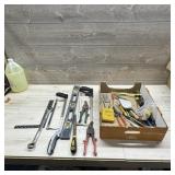 Large Lot of Hacksaws, Hand Tools & More