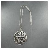 Sterling Silver Necklace ï¿½ 12.2 Grams ï¿½ Approx. 0.
