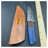 8 in. Hunting Knife with Leather Sheath