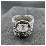 Israel Sterling Silver Ring ï¿½ 7.4 Grams ï¿½ Approx.
