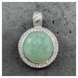 Judith Ripka Sterling Silver Pendant ï¿½ 18.7 Grams