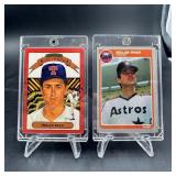 Lot of 2 Nolan Ryan Baseball Cards ï¿½ 1985 & 1989
