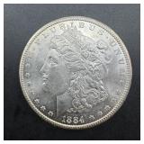 1884-cc Morgan Silver Dollar