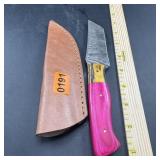8 in. Hunting Knife with Leather Sheath