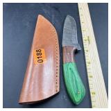 8 in. Hunting Knife with Leather Sheath
