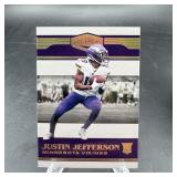 Justin Jefferson Plates & Patches Rookie Patch Foo