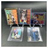 Lot of 5 Kevin Garnett Rookie Basketball Cards