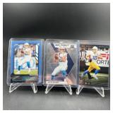 Lot of Justin Herbert Rookie Football Cards