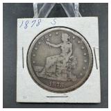 1878-S Trade Silver Dollar