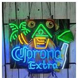 Corona Extra Palm Tree House Real Glass Neon Sign;