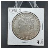 1898-O Morgan Silver Dollar