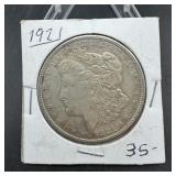 1921 Morgan Silver Dollar