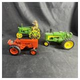 Three Miscellaneous John Deere Tractors ï¿½ Lp & Mor