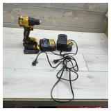 DeWalt 20V Drill with 3 Batteries & 2 Chargers