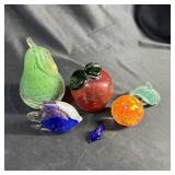 Assorted Glass Prism Paperweights