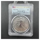 2021-W Silver Eagle - Graded SP70