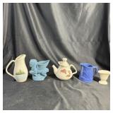 5 Pieces Of Red Wing Collectible Pottery ï¿½ 5 Times