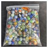 Sandwich Bag Full Of Assorted Marbles
