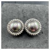 Sterling Silver Earrings ï¿½ 15.3 Grams ï¿½ Approx. 0.