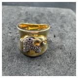 Ross-Simons Sterling Silver Elephant Ring ï¿½ 7.5 Gr