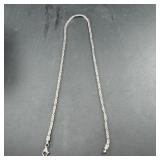 Sterling Silver Necklace Chain ï¿½ 17.8 Grams ï¿½ Appr