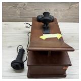 Antique Wall-Mount Telephone ï¿½ No Insides