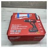 New Milwaukee 1/2-Inch Compact Drill with 2 Batter