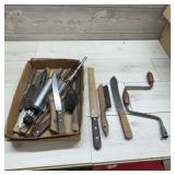 Miscellaneous Old Antique Kitchen Knives