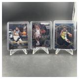 Lot of 3 Anthony Edwards Rookie Basketball Cards