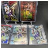 Lot of 5 Jordan Addison Rookie Football Cards