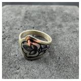 Sterling Silver Ring ï¿½ 2.6 Grams ï¿½ Approx. 0.09 Oz