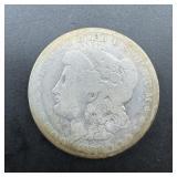 1890-cc Morgan Silver Dollar