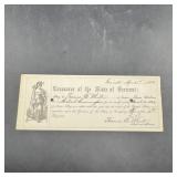 1864 State Of Vermont Currency