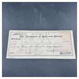 1870 Jefferson County Treasury Currency