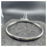 Silver-Tone Bangle Bracelet