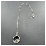 CI Sterling Silver Black Onyx Pendant Necklace ï¿½ 5