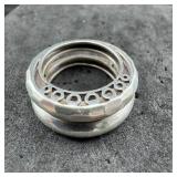 Sterling Silver Double-Band Ring ï¿½ 7 Grams ï¿½ Appro