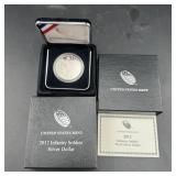 2012 Infantry Soldier Silver Dollar