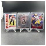 Lot of 3 Jalen Hurts Rookie Football Cards