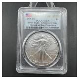 2020-S American Silver Eagle - Graded MS70