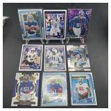 Lot of 2025 New York Giants Rookie Football Cards